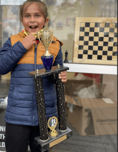 Neel is a competitive chess  player.